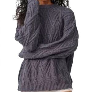 Free People isla cable Stitch Tunic Sweater